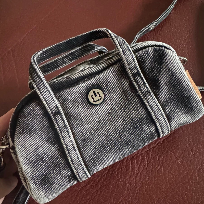 Luxury Bags Mini - Korean Casual Mini Denim Box Bags