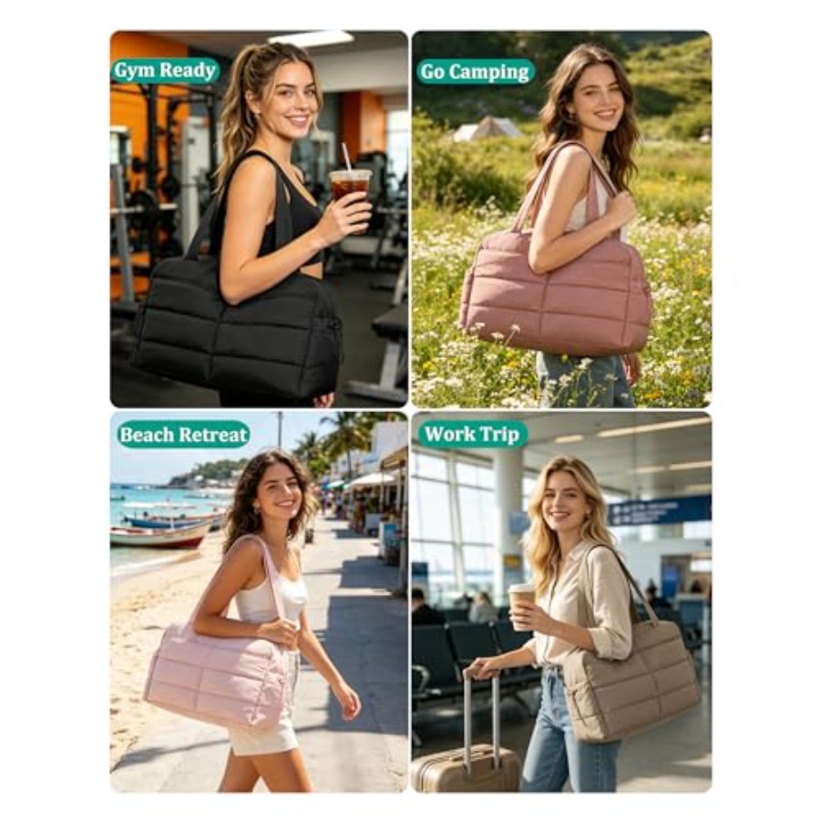 Gym Bag for Women, Lightweight - Weekender Bag Duffle avis et prix