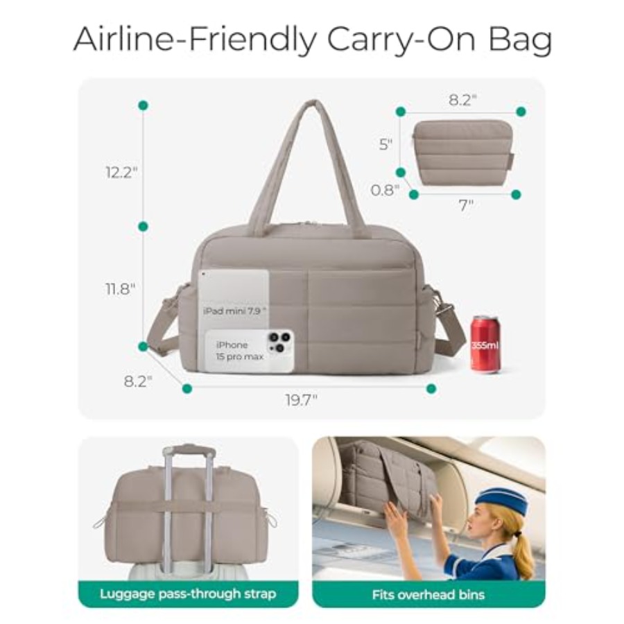 Gym Bag for Women, Lightweight - Weekender Bag Duffle avis et prix