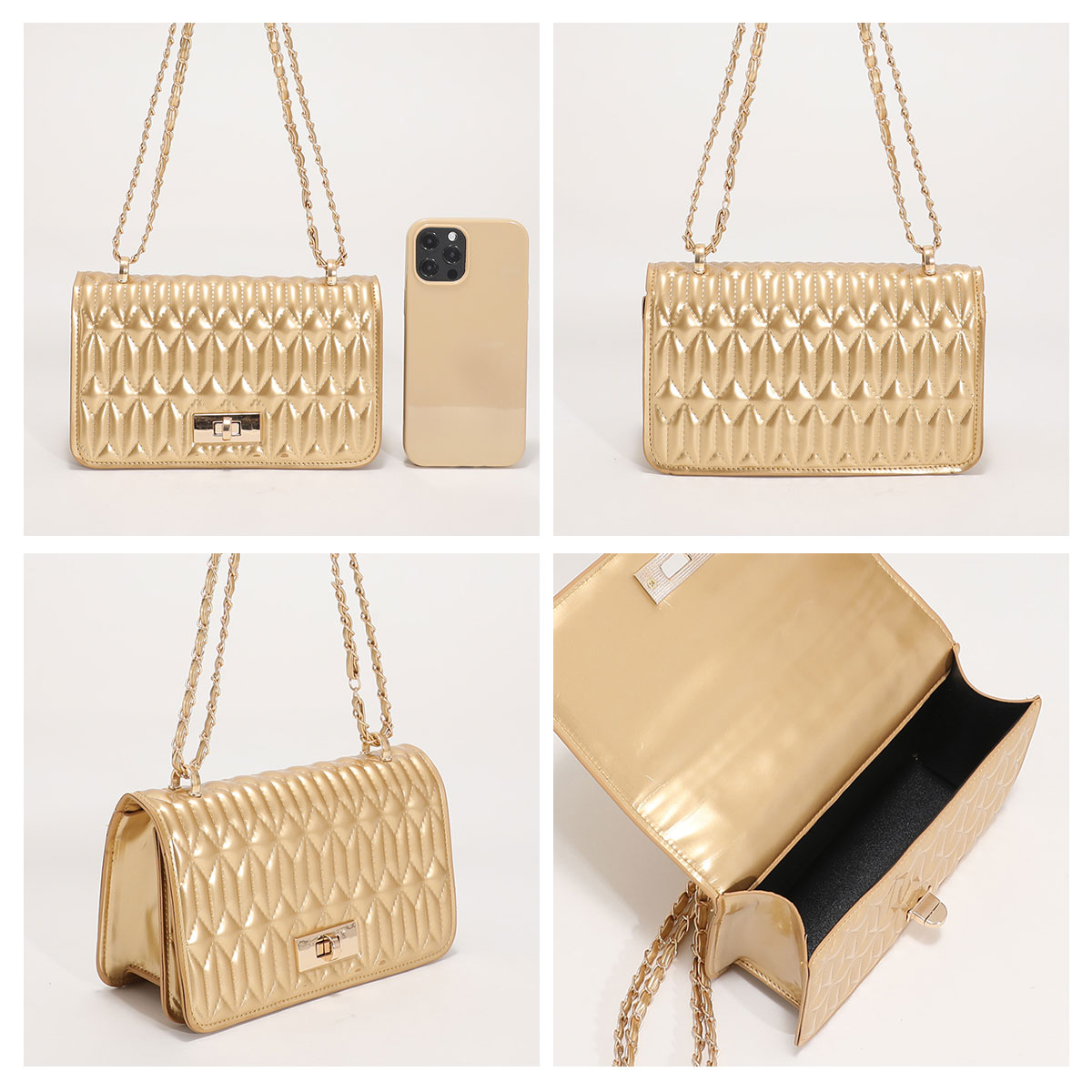 Light Luxury Argyle Quilted Qu - Luxury Quilted Bags avis et prix