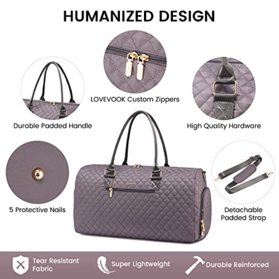 Travel Duffle Bag, Weekender B - Weekender Bag Duffle avis et prix
