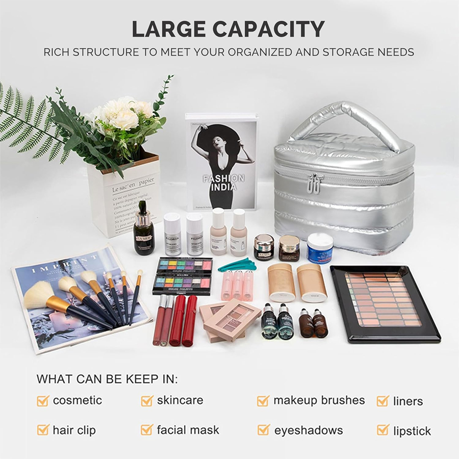 Luxury Large Capacity Makeup B - Luxury Quilted Bags avis et prix
