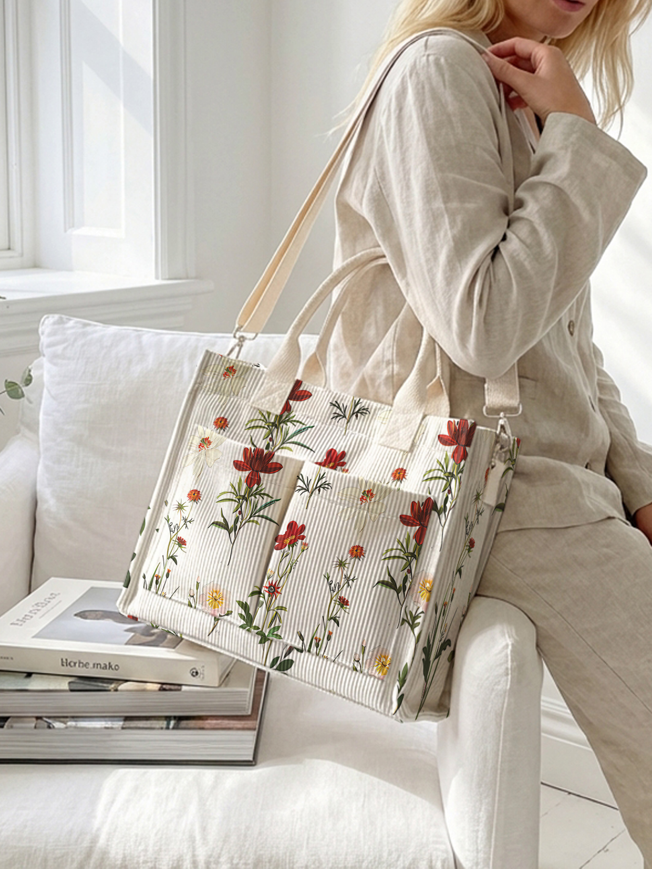 Vintage Botanical Wildflower P - Luxury Quilted Bags avis et prix