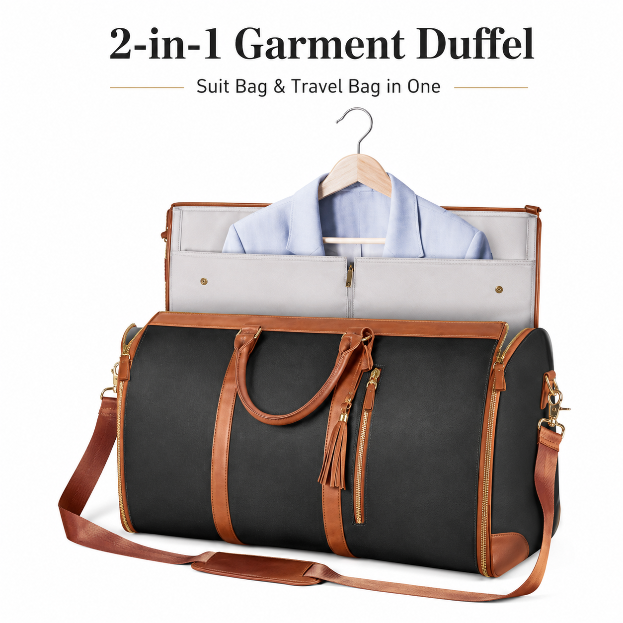 2 in 1 Convertible Garment Duf - Weekender Bag Duffle avis et prix