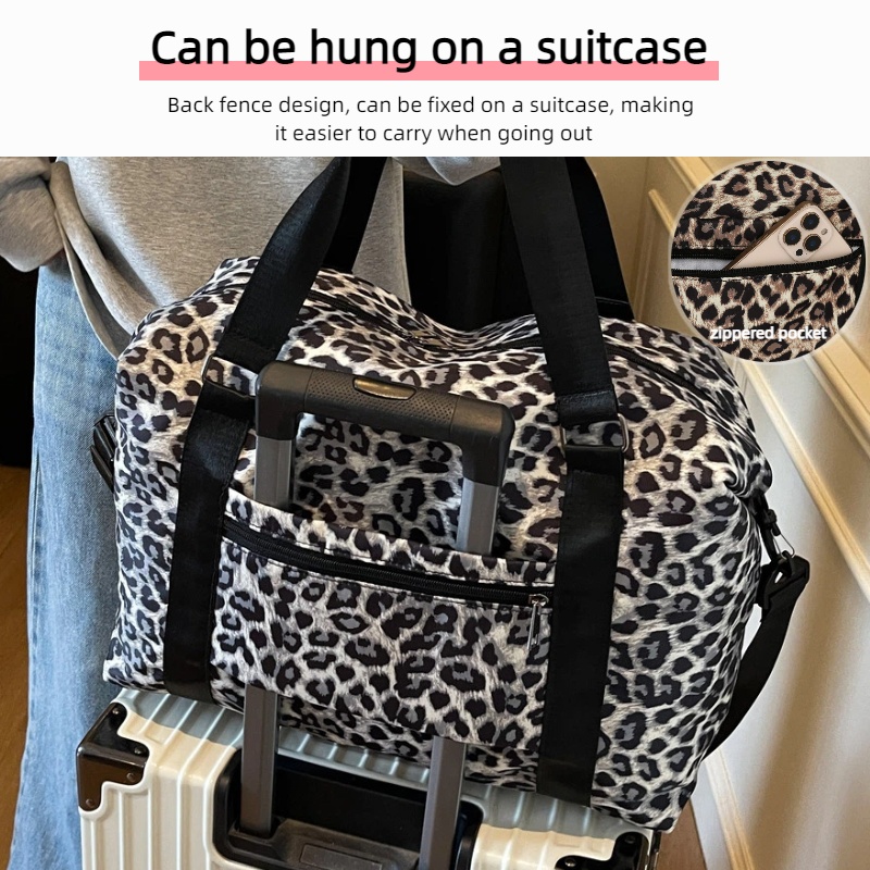 Leopard Printing Travel Duffel - Weekender Bag Duffle avis et prix