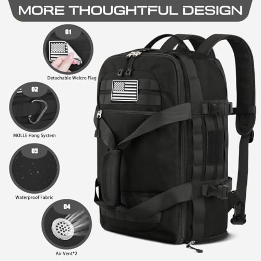 Gym Bags for Men Tactical Duff - Weekender Bag Duffle avis et prix