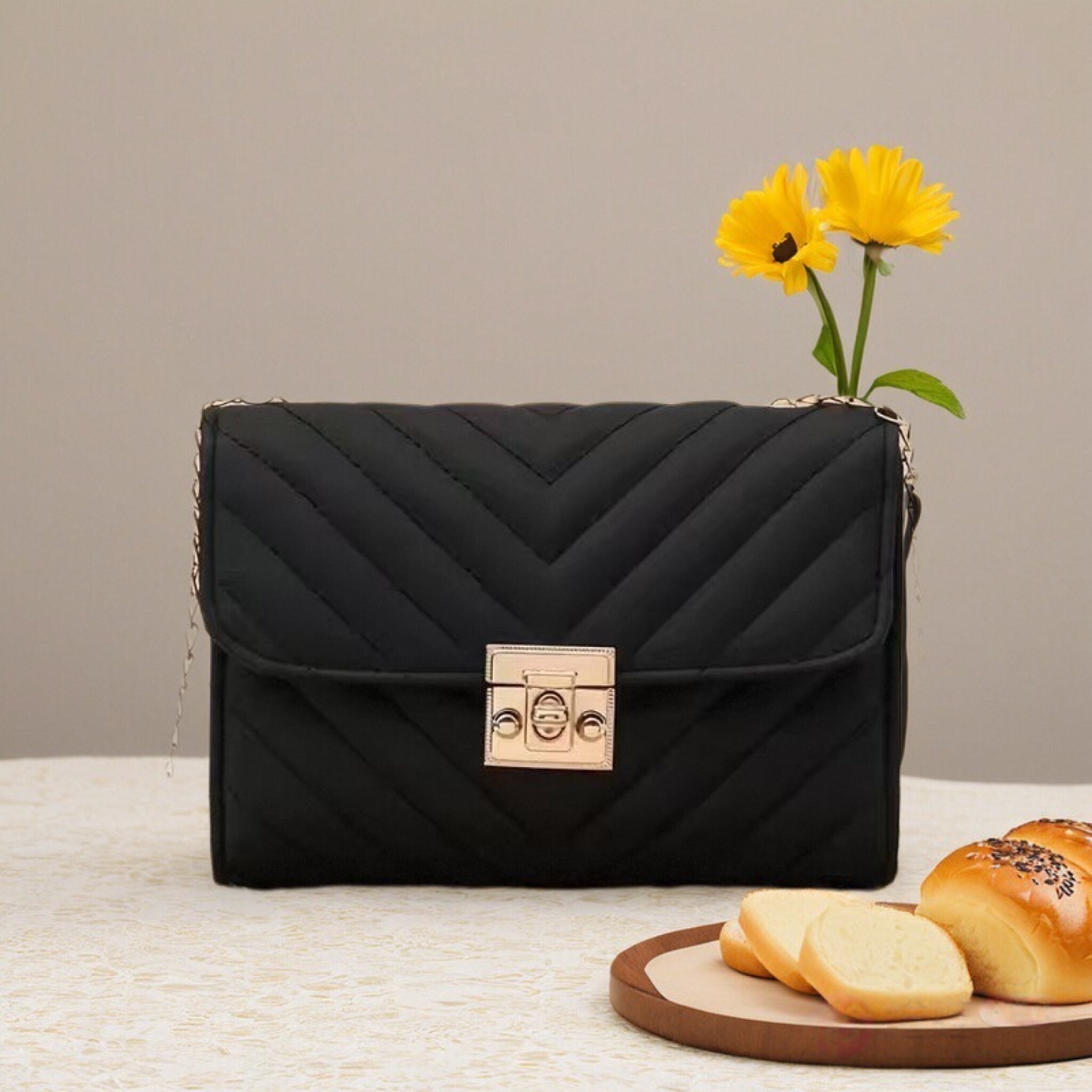 Luxury V-Chevron Quilted Chain - Luxury Quilted Bags avis et prix