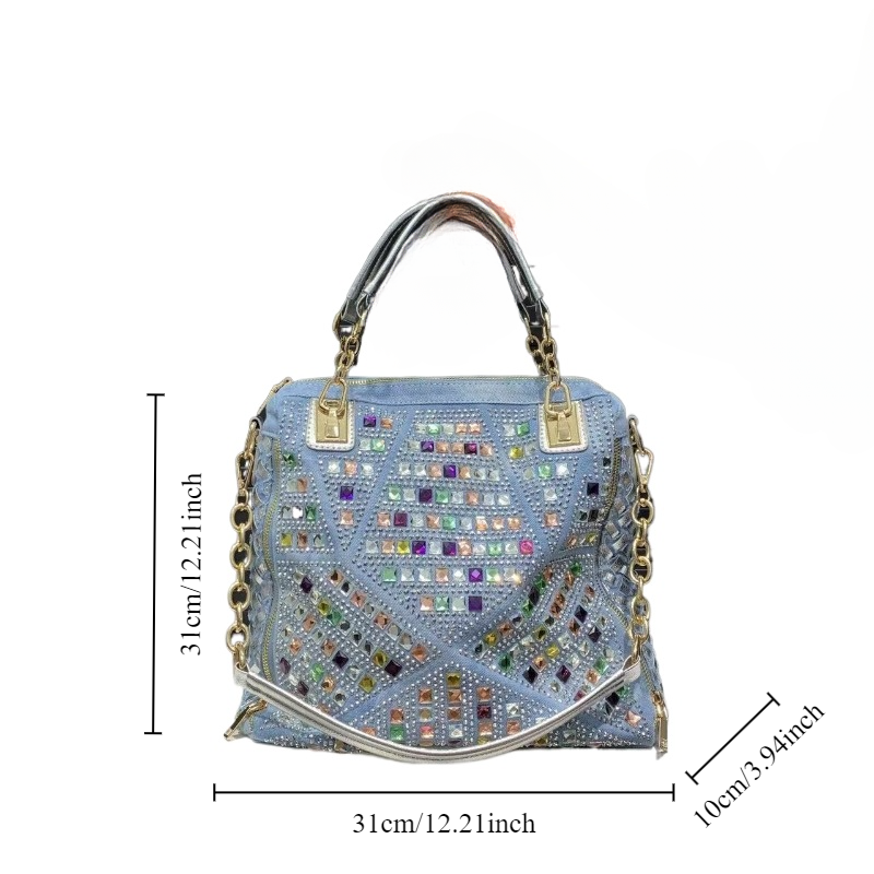 Women's Fashion Denim Braided  - Luxury Quilted Bags avis et prix