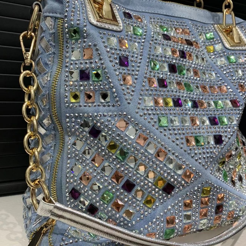 Women's Fashion Denim Braided  - Luxury Quilted Bags avis et prix