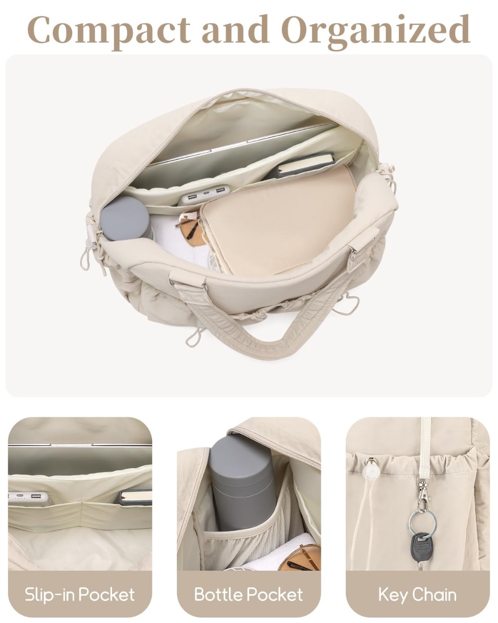 Kabaqoo 15.6 Inch Laptop Gym B - Weekender Bag Duffle avis et prix