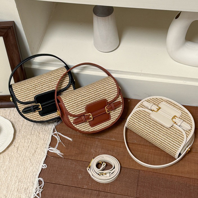 England Style Mini Straw Saddl - Luxury Bags Mini avis et prix